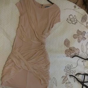 Alice + Olivia, blush pink dress